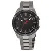 Tissot T-touch Connect Solar Gmt Digital Dial Titanium Men's Watch T153.420.44.051.00