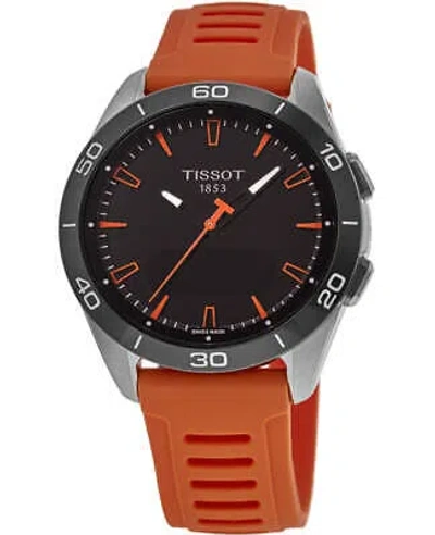 Pre-owned Tissot T-touch Connect Solar Sport Gmt Men's Watch T153.420.47.051.02