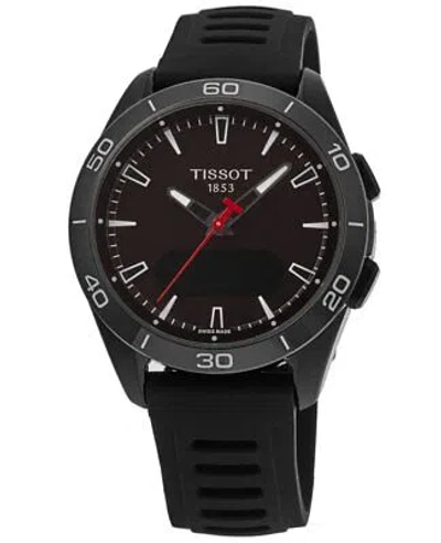 Pre-owned Tissot T-touch Connect Solar Sport Gmt Men's Watch T153.420.47.051.04