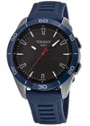 Tissot T-touch Connect Solar Sport Gmt Quartz Digital Dial Titanium Blue Silicone Strap Men's Watch T153.42 In Multi