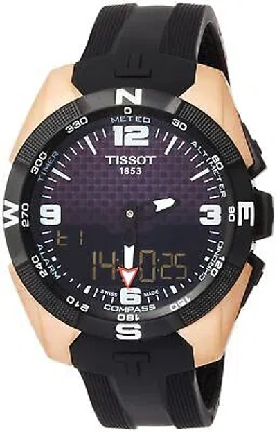 Pre-owned Tissot T-touch Expert Solar Nba Special Edition Men's Watch T091.420.47.207.00