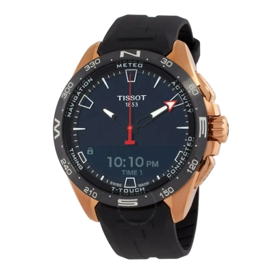 Tissot T-touch Perpetual Alarm Chronograph Quartz Analog-digital Black Dial Men's Watch T121.420.47.