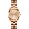Tissot T-wave Bracelet Watch, 30mm In Rose Gold/cream/rose Gold