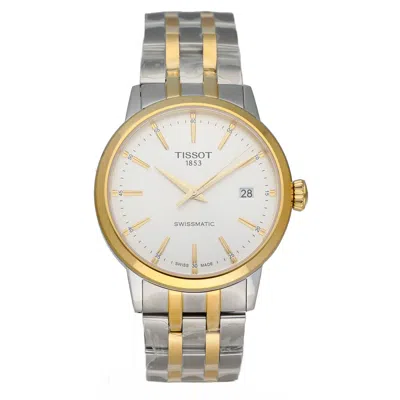 Pre-owned Tissot T129.407.22.031.01 Classic Dream Two Tone Steel 42 Automatic Men's Watch