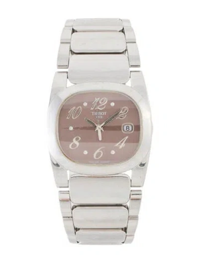 Pre-owned Tissot T-moments Watch, 28mm In Multi