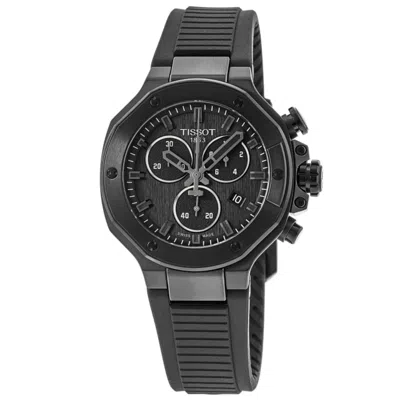 Tissot T-race Chronograph Black Dial Synthetic Strap Men's Watch T141.817.37.051.00