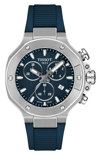 Tissot T-race Quartz Chronograph Watch, 38mm In Blue