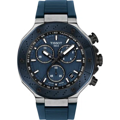 Tissot T-race Chronograph Watch, 45mm In Blue