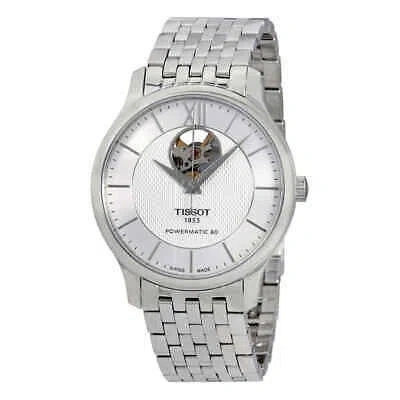 Pre-owned Tissot Tradition Automatic Men's Watch - Choose Color In Silver