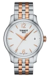 Tissot Tradition Bracelet Watch, 33mm In Gold