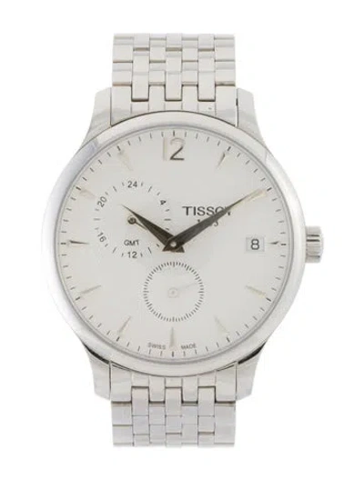 Pre-owned Tissot Tradition Gmt Watch, 42mm In Multi