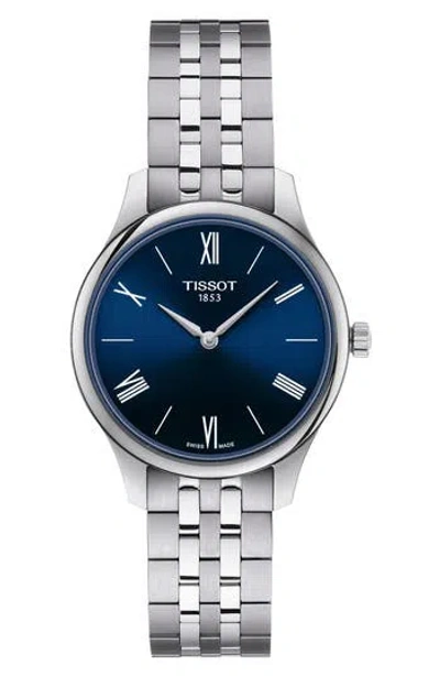 Tissot Tradition Quartz Bracelet Watch, 40mm In Blue