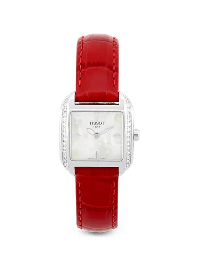 Tissot T-wave 31mm Watch In Burgundy