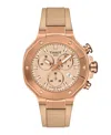 Tissot Unisex Rose Gold Silicone Bracelet Watch, 38mm In Gold