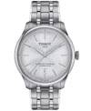 Tissot Unisex Swiss Automatic Chemin Des Tourelles Powermatic 80 Stainless Steel Bracelet Watch 39mm In No Color