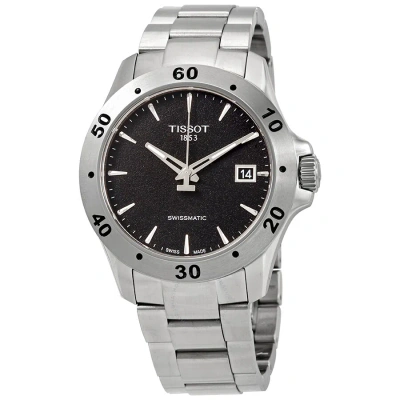 Tissot V8 Automatic Black Dial Men's Watch T1064071105100 In Metallic