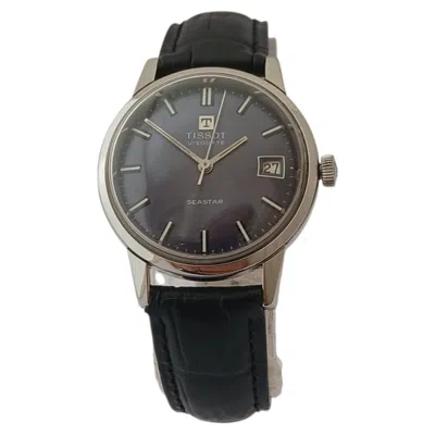 Pre-owned Tissot Visodate Seastar Manual Wind Rare Dark Purple Dial Men's Watch