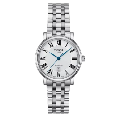 Tissot Women's Carson 30mm Automatic Watch In Silver