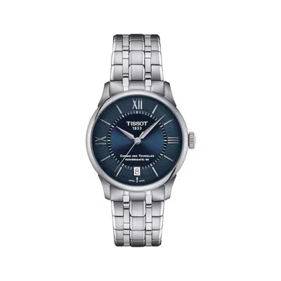 Tissot Women's Chemin Des Tourelles 34mm Automatic Watch In Silver