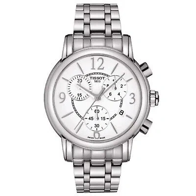 Pre-owned Tissot Women's Dressport Silver Dial Watch - T0502171101700