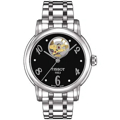 Pre-owned Tissot Women's Lady Heart Black Dial Watch - T0502071105700