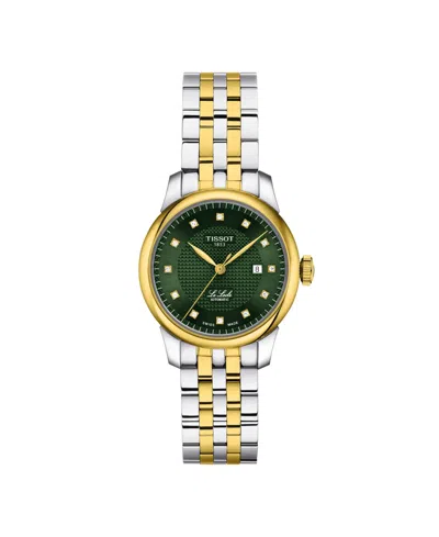 Tissot Women's Le Locle Automatic Two-tone Stainless Steel Watch, 29mm In Gray