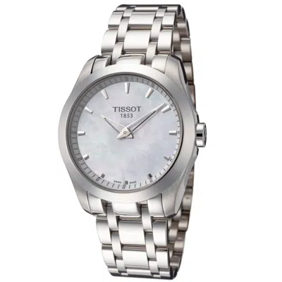 Tissot Women's Mother Of Pearl Dial Watch In Silver