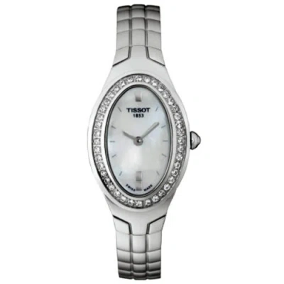 Pre-owned Tissot Women's Oval-t Quartz Watch T47168581