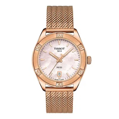 Tissot Women's Pr 100 36mm Quartz Watch In Gold