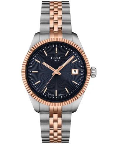 TISSOT WOMEN'S SWISS BALLADE TWO-TONE STAINLESS STEEL BRACELET WATCH 34MM