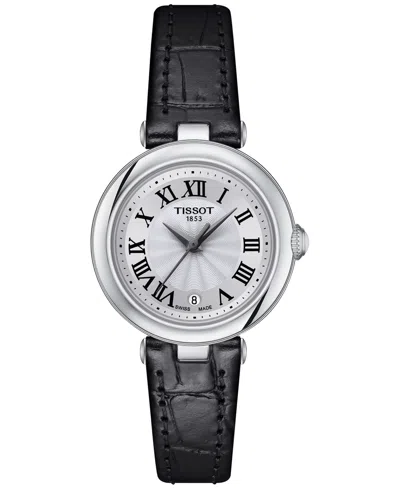 Tissot Women's Swiss Bellissima Black Leather Strap Watch 26mm In No Color