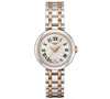 Tissot Women's Swiss Bellissima Two-tone Stainless Steel Bracelet Watch 26mm In White