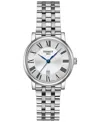 Tissot T1092103603300 Carson Stainless Steel Watch In Silver