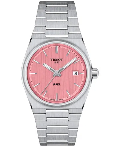 TISSOT WOMEN'S SWISS PRX STAINLESS STEEL BRACELET WATCH 35MM
