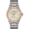 Tissot Women's T-classic Luxury Powermatic 80 Ivory Dial Watch