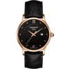 Tissot Women's T-gold Black Dial Watch In Black