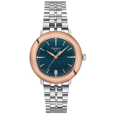 Tissot Women's T-gold Glendora Blue Dial Watch
