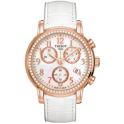 Tissot Women's T-gold White Dial Watch