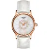 Tissot Women's T-gold White Mop Dial Watch