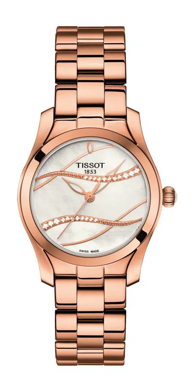 Tissot Women's T-wave 30mm Quartz Watch In Gold