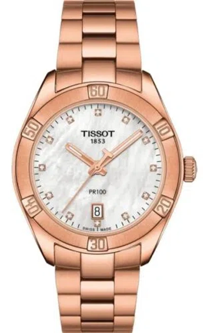 Pre-owned Tissot Women's T1019103311600 Sport Chic 36mm Quartz Watch