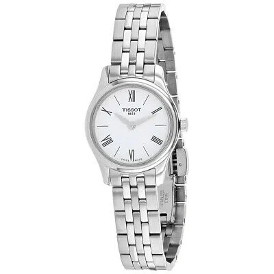 Pre-owned Tissot Women's Tradition White Dial Watch - T0630091101800