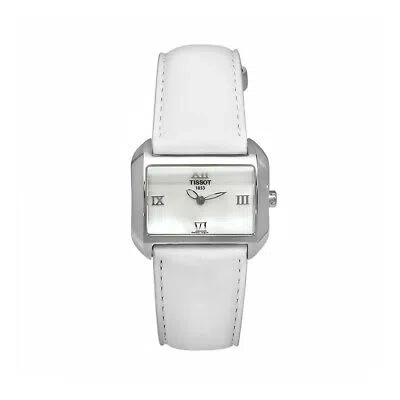 Pre-owned Tissot Womens T-wave Mother Of Pearl Dial Watch - T0233091611300