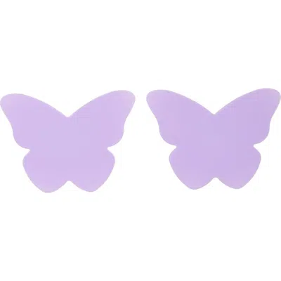 Tita Butterfly Reusable Nipple Covers In Purple