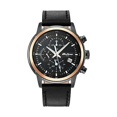 Pre-owned Titan Analog Black Dial Men's Watch-90086kl03
