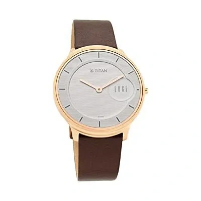 Pre-owned Titan Analog White Dial Men's Watch-nq1843wl01