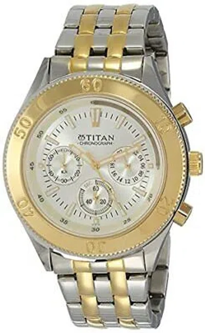 Pre-owned Titan Octane Chronograph Silver Dial Men's Watch Nm9324bm01/nn9324bm01/np9324bm0