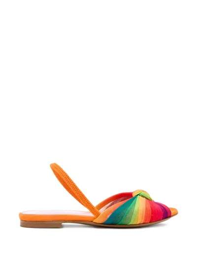 Titi Adesa Kids' Knot-detail Rainbow Sandals In Multi