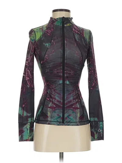 Pre-owned Titika Active Couture Track Jacket In Purple