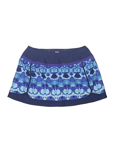 Pre-owned Title Nine Active Skort In Blue